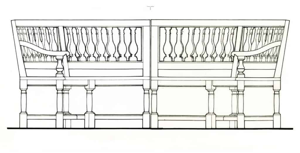 Banc extérieur classique - trianon 180 RAD 