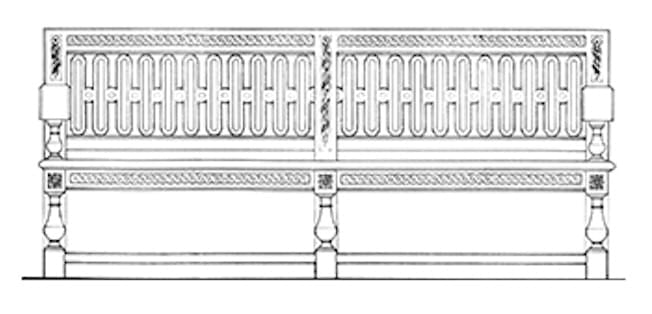 Banc Marie Antoinette Versailles