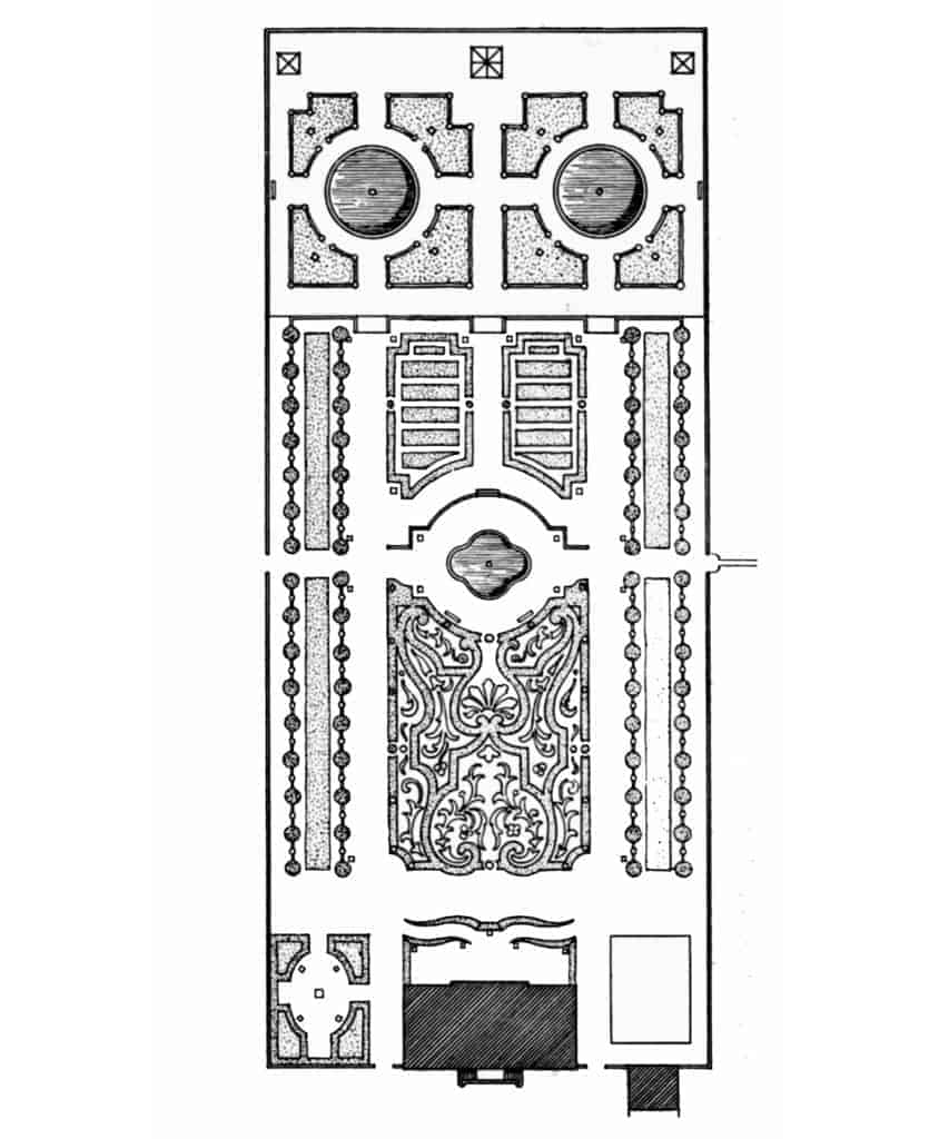 Plan Jardins Du Château de Versailles André le Nôtre