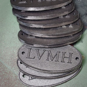 Macarons personnalisés pour caisse à oranger